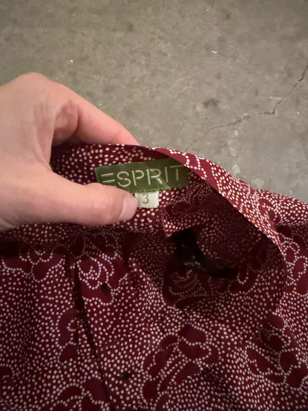 Esprit Red Pink Floral Button-Front Maxi Skirt - Picture 2 of 2